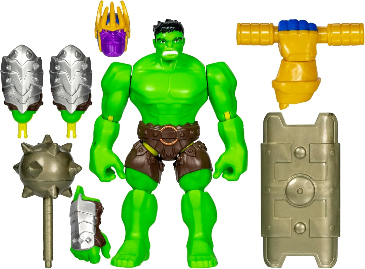 Mixmashers Marvel Captain America Avengers Mix-og-match actionfigurer og tilbehør Actionfigurer Naty Shop Hulk
