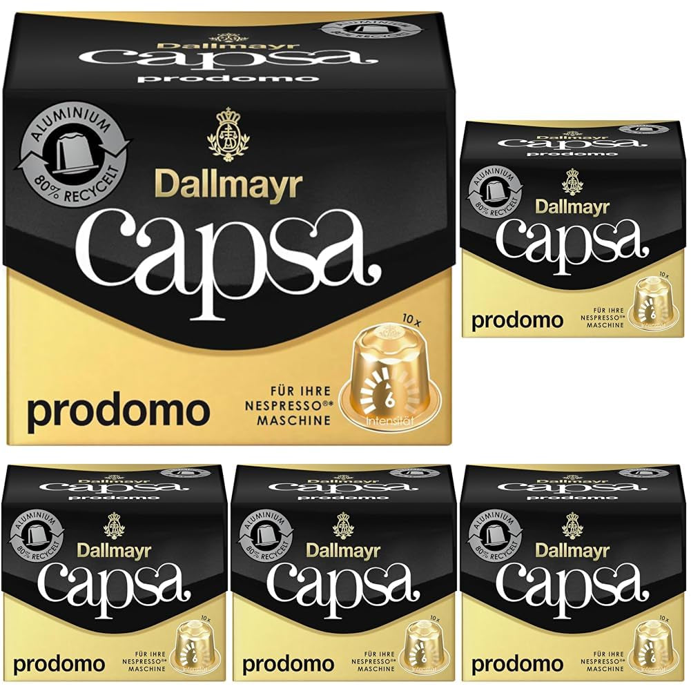 Kapsel Lungo Prodomo 10 kapsler (pakke med 5)