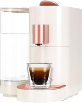 K-FEE TWINS II kapsel espressomaskine til kaffe, te og kakao | Espressomaskine til store kopper | Hurtig opvarmning | 2,3 l vandtank | 19 takter | Sort-kobber