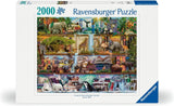 Ravensburger Puzzle 16652 - World of Large Animals - 2000 brikker puslespil til voksne og børn i alderen 14+, designet af Aimee Stewart Puzzle Naty Shop