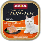 animonda Vom Feinsten Vådfoder til voksne katte, kyllingesort, 6 x 100 g