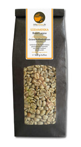 Rå kaffe - Grøn kaffe Kenya, Indien, Brasilien (reduceret pakke grønne kaffebønner 3x500g) - GMP-certifikat