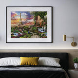 Clementoni 33550 Dreamlike Paris - Puslespil 3000 brikker fra 9 år, Farverigt puslespil til voksne med dristige farver, Færdighedsspil for hele familien, God gaveide Puslespil Naty Shop