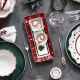 Villeroy & Boch - Toy's Delight saucesæt, 4 dele, serveringsfad med skåle, julesovssæt, legetøjsborddekoration, serveringsbakke, skåle, juleservice, premium porcelæn