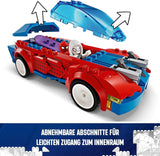 LEGO Marvel Spider-Man Race Car & Venom Green Goblin, Spidey Rollelegetøj med superheltefigurer og bygbar bil, Gave til børn, drenge og piger 7 år 76279 Byggesæt Beuche den LEGO-Store