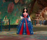 BARBIE Lunar New Year Puppe - Sammelfigur mit traditionaler Hanfu-Robe und chinesischen Drucken, inspireret af Dunhuang-Höhlenmalereien, herunder Puppenständer und Echtheitszertifikat, HJX35
