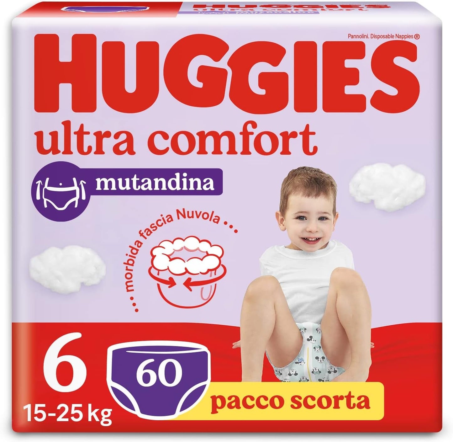 Huggies Ultra Comfort bleer, str. 3 (4-9 kg), Disney design, 168 stk
