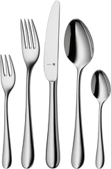 WMF Merit Rustfrit Stål Bestiksæt Cromargan Protect Poleret Ridsefast Opvaskemaskine Sikker Naty Shop Enkelt 30 stk.
