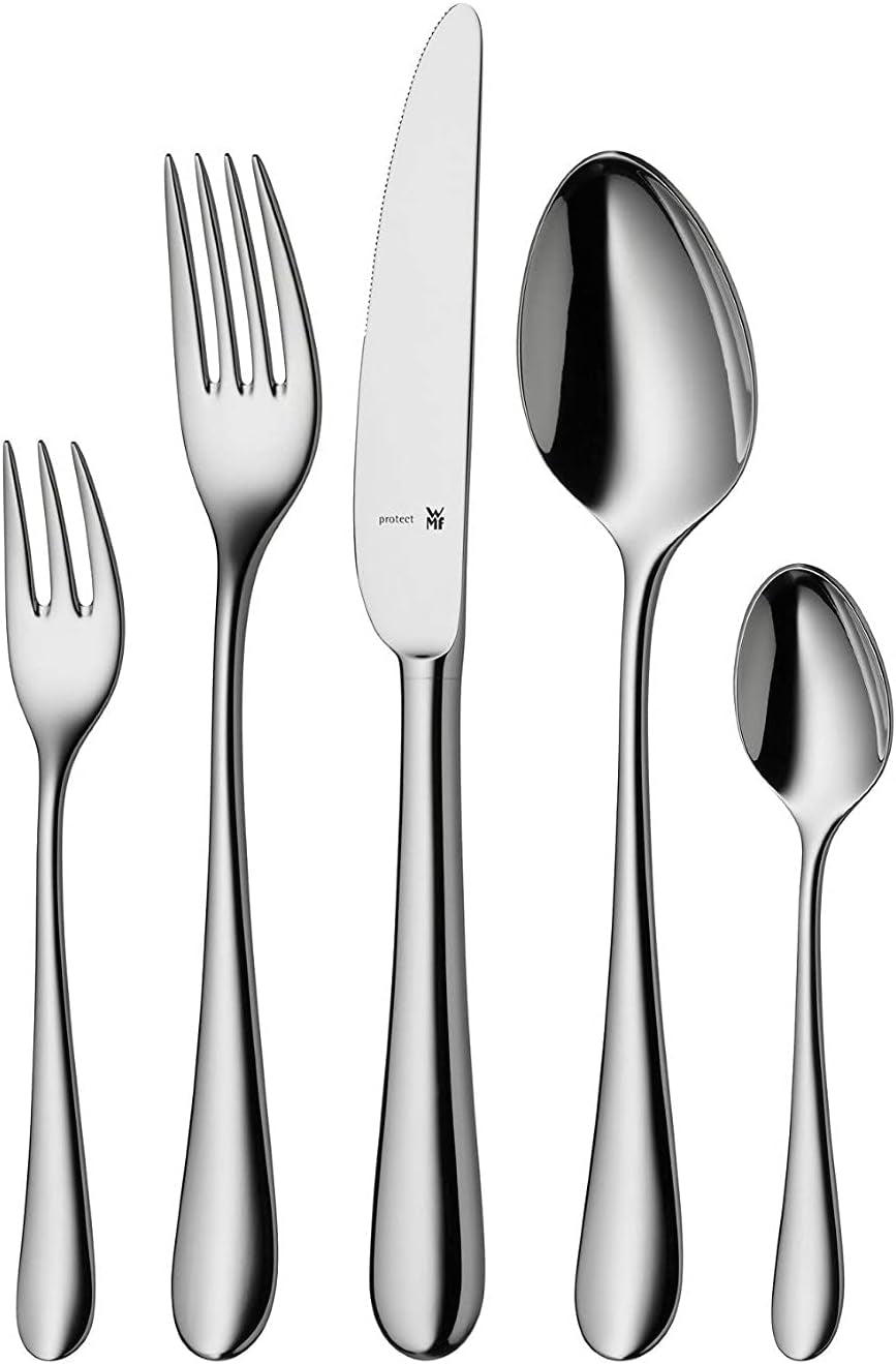 WMF Merit rustfrit stål bestiksæt Cromargan Protect Poleret Ridsefast Opvaskemaskine Sikker Naty Shop
