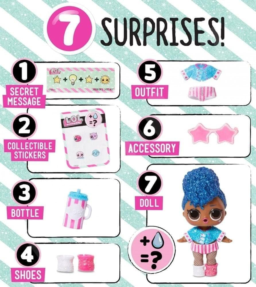 LOL Surprise Glitzer Series - Glitzer-Puppen im 12er-Pack - 80+ overraskelser med hvalpe, outfits, tilbehør og mere - Spielzeug mit Wasserüberraschung - Für Mädchen und Jungen ab 4 Jahren