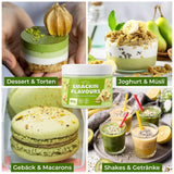 He-Ju, Pulver med hvid chokolade og pistacie smag, 250 gram Naty Shop Flavours