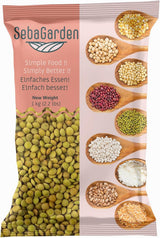 Grønne linser – Laird Variety, 1 kg Pakke | Førsteklasses kvalitet, hele linser | Rig på protein og fibre | Vegansk, ikke-GMO | Ideel til supper, salater, karryretter og tilberedning af måltider