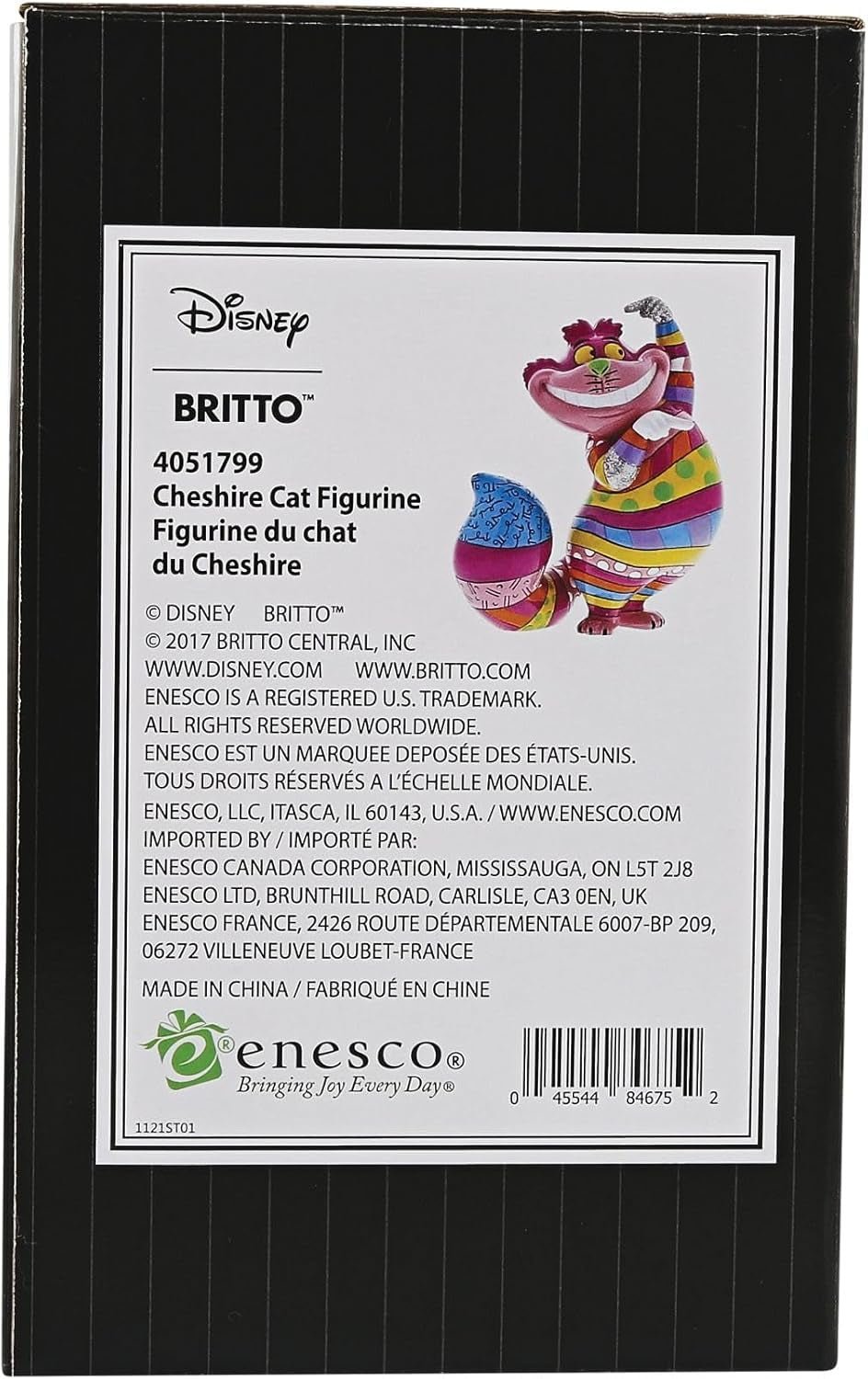 Disney Britto Collection Cheshire Cat Figurine, farvede statuetter og skulpturer Naty Shop