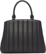 DKNY Chain Lexington Park Medium Logo Chain Satchel, Sort/Guld, One Size Naty Shop Tasker til kvinder