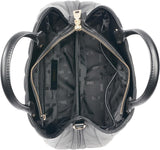 DKNY Chain Lexington Park Medium Logo Chain Satchel, Sort/Guld, One Size Naty Shop Tasker til kvinder