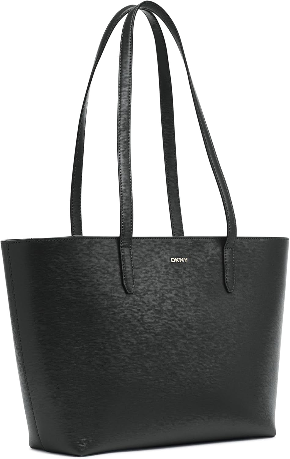 DKNY Bryant Medium læder mulepose mulepose, sort/guld dametasker Naty Shop