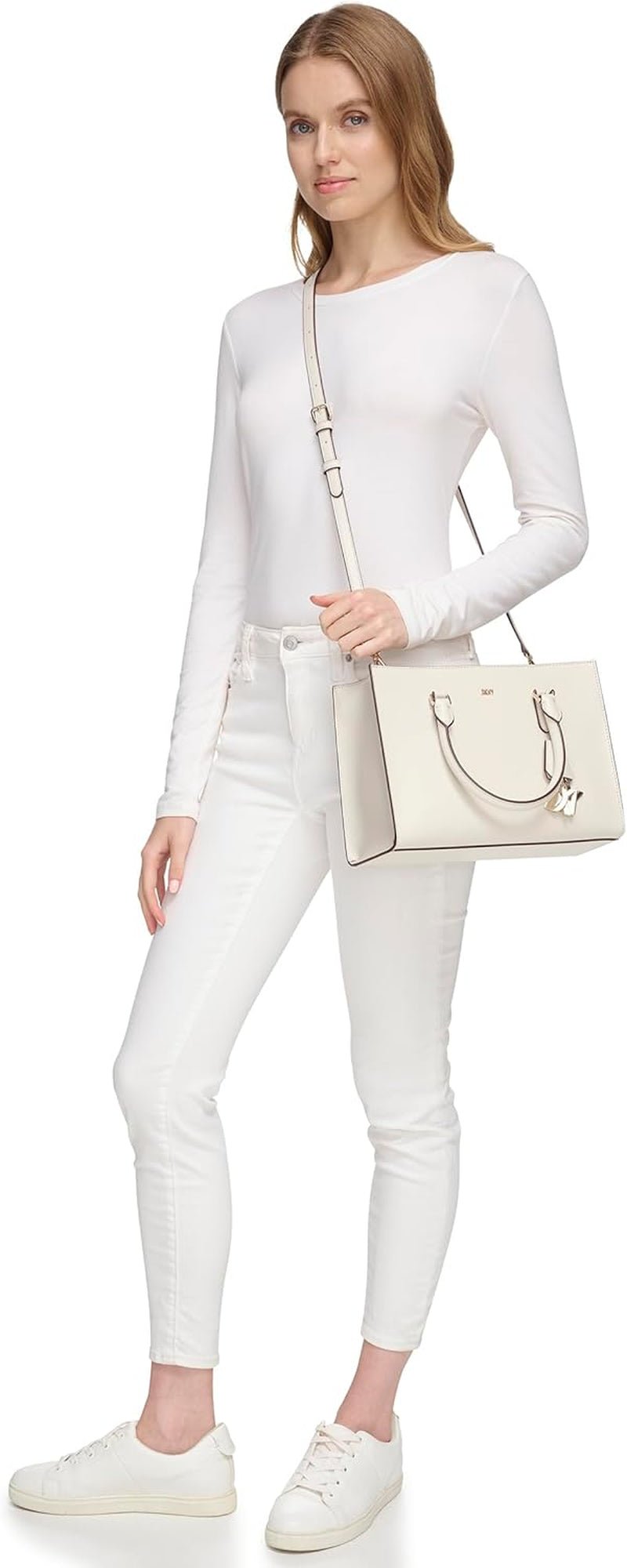 DKNY Perri-taske til kvinder med logo charme, One Size Dametasker Naty Shop