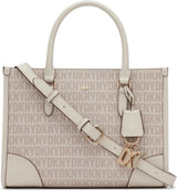 DKNY Perri-taske til kvinder med logo charme, One Size dametasker Naty Shop Hamp / Pebble