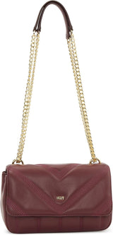 DKNY Flap Skuldertaske Tasker Kvinder Naty Shop Distressed Wine