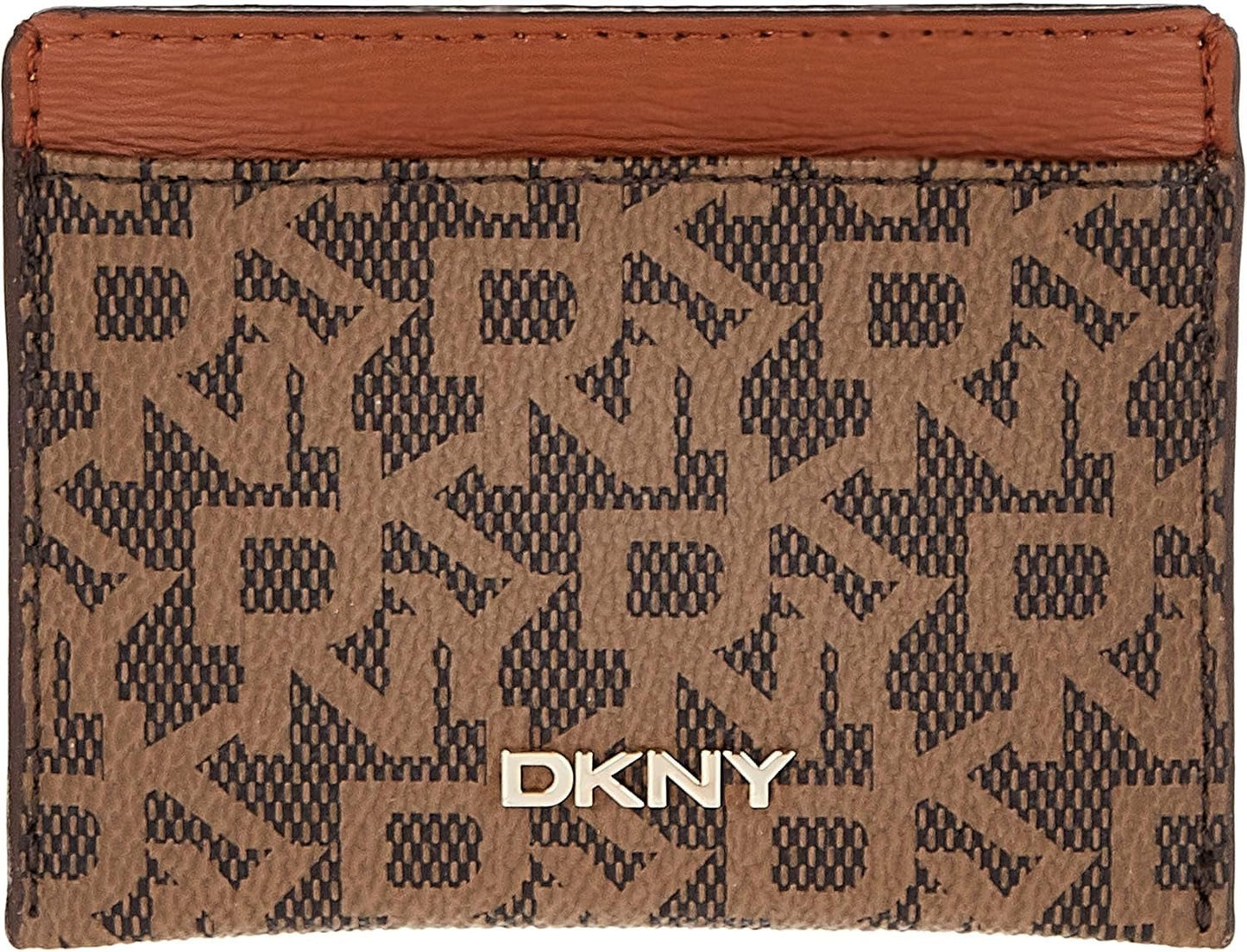 DKNY Dame Bryant L Rejsetilbehør Konvolut Kortholder Pung Dame Naty Shop Mokka/Caramel One Size Passer til alle