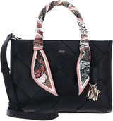 DKNY Kvinders hverdagstaske Satchel Dametasker Naty Shop Sort / Guld