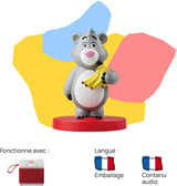 Figur med lyd, Junglebogen og endnu en historie... - Fransk version - Børn 4-6+ - Eventyr og lydhistorier - Legetøj, undervisningsindhold Legetøj Bebe Naty Shop