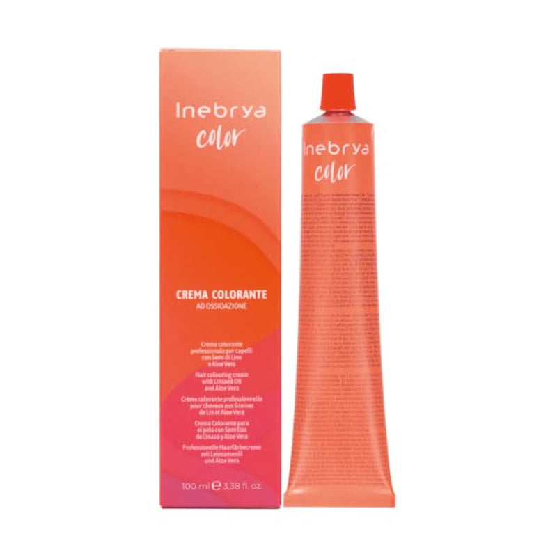 Permanent hårfarvecreme med hørfrø og aloe vera 100 ml (- 7,0 Blond) Naty Shop hårfarve Lysebrun Rød Violet 100 Ml (1 pakke)