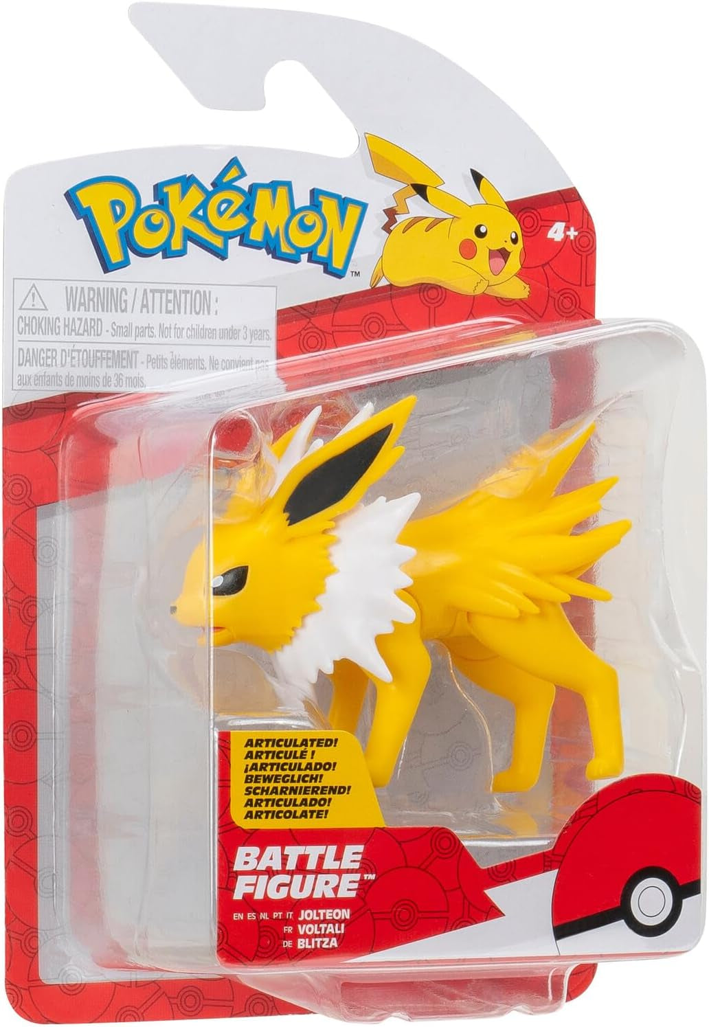 Pokémon PKW3574 - Battle Figure Pack - Blitza, officiel detaljeret figur, 7,5 cm actionfigurer Naty Shop