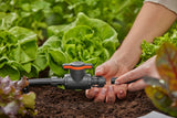 Gardena Micro-Drip-System regulerings- og afspærringsventil 13 mm (1/2 tomme): Enkel afspærring af rør og kontinuerlig regulering af vandgennemstrømning, tilbehør til udlægning af dryprør (13207-20)