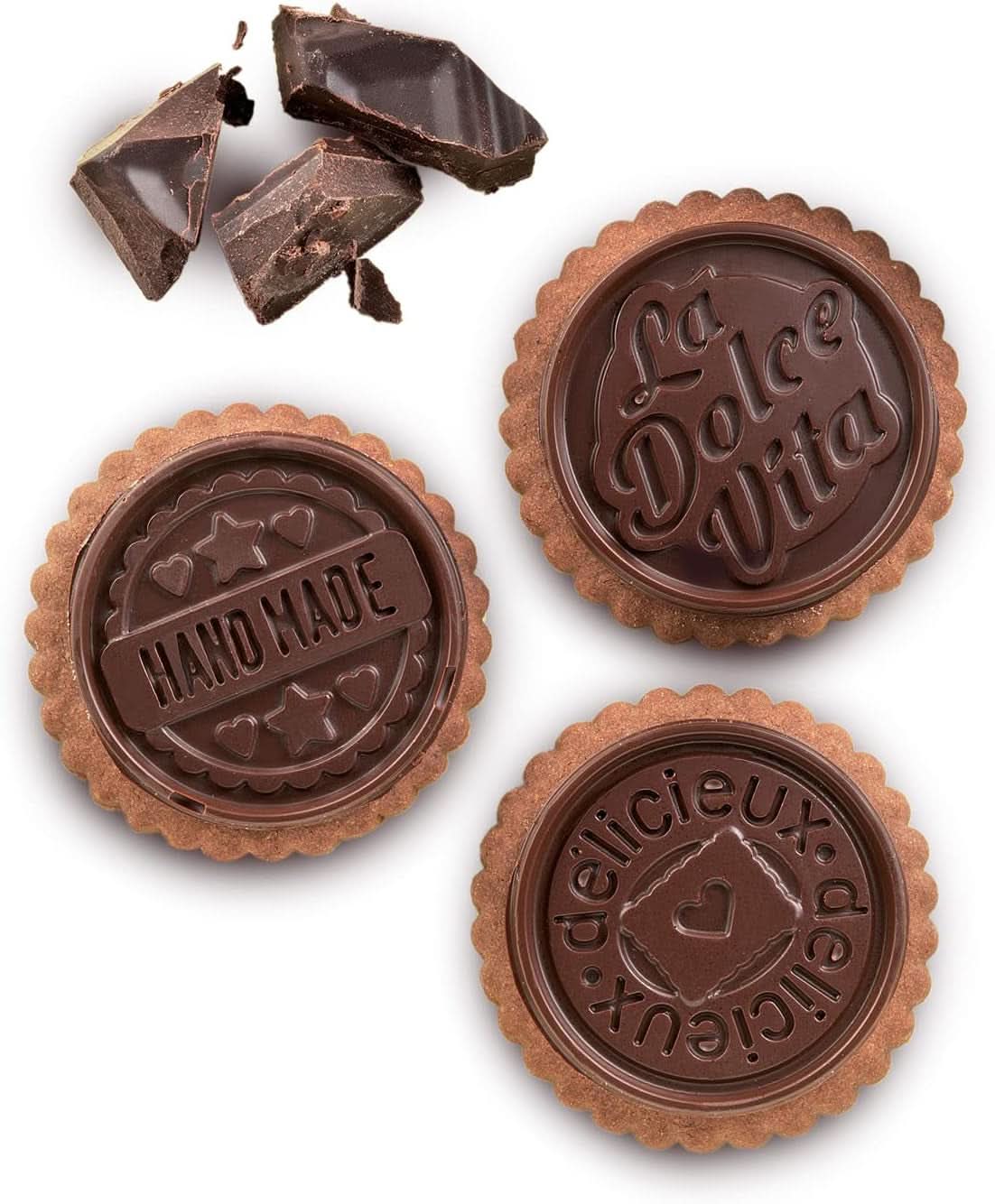 Silikomart 22.165.77.0165 CKC05 COOKIE DOLCE VITA SLIM Køkken Naty Shop