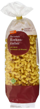 tegut... Nudler med æg, proptrækker, 1 x 500 g