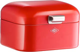 Wesco 235 001 Mini Grandy brødkurv 17 x 18 x 12 cm (L/B/H) pink, rustfrit stål Madopbevaringsbokse Naty Shop Red