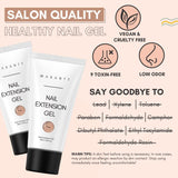 Makartt Poly Nail Extension Gel - Akryl Extension Gel, Nail Strengthening Gel, Negle Decoration, 50ml (lilla)