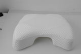 SAHEYER sidesovepude med arm, ergonomisk ortopædisk pude, nakke- og skulderhukommelsesskumpude, nakkepude med flervinklede arme til mange sovestillinger (hvid) Cervikale ortopædiske puder Naty Shop