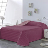 PETTI Artigiani Italiani - Enkeltsengsbetræk, dobbeltsidet betræk, springbetræk, midnatsblå, hvid, 100% Made in Italy Naty Shop Fuchsia dyner og dyner Sengestørrelse 100 (170 X260 Cm)