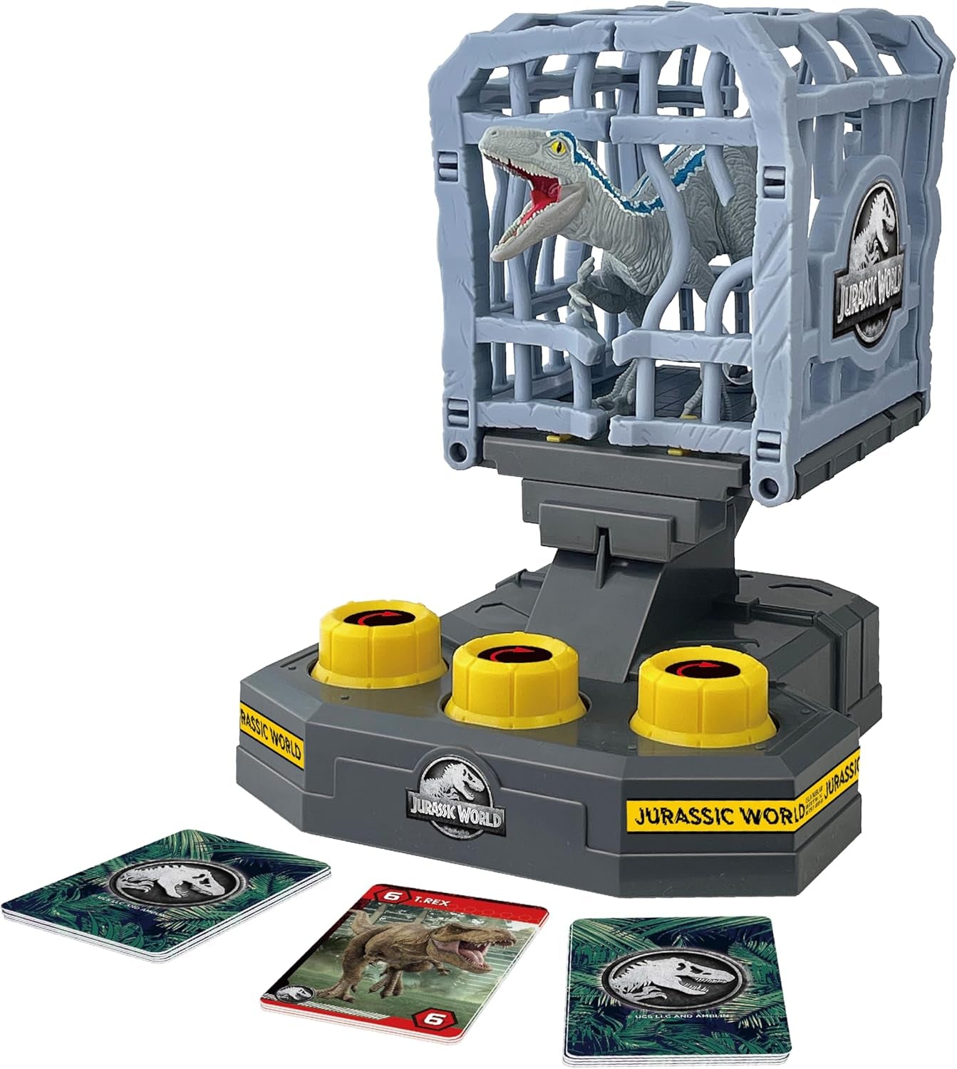 EPOCH-spil, Jurassic World - Cage Breaker, 7523, dinosaurlegetøj, brætspil til børn fra 4 år og opefter