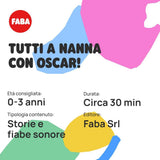 Plys legetøj - Tutti a Nanna con Oscar! - Historier og lydeventyr for børn fra 10 måneder - Skal lyttes til med historier, italiensk version Jucarii Bebe Naty Shop