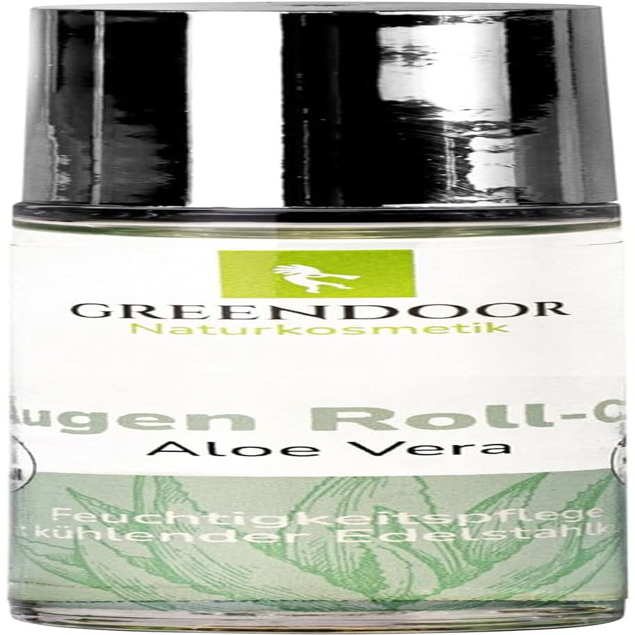 GREENDOOR Eye Roll-On Aloe Vera, naturlig anti-rynke øjenserum, 10 ml Kosmetik og skønhed Naty Shop