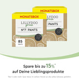 LILLYDOO Eco Pants Størrelse 7 (17+ kg) Månedlig æske (85 stk.)