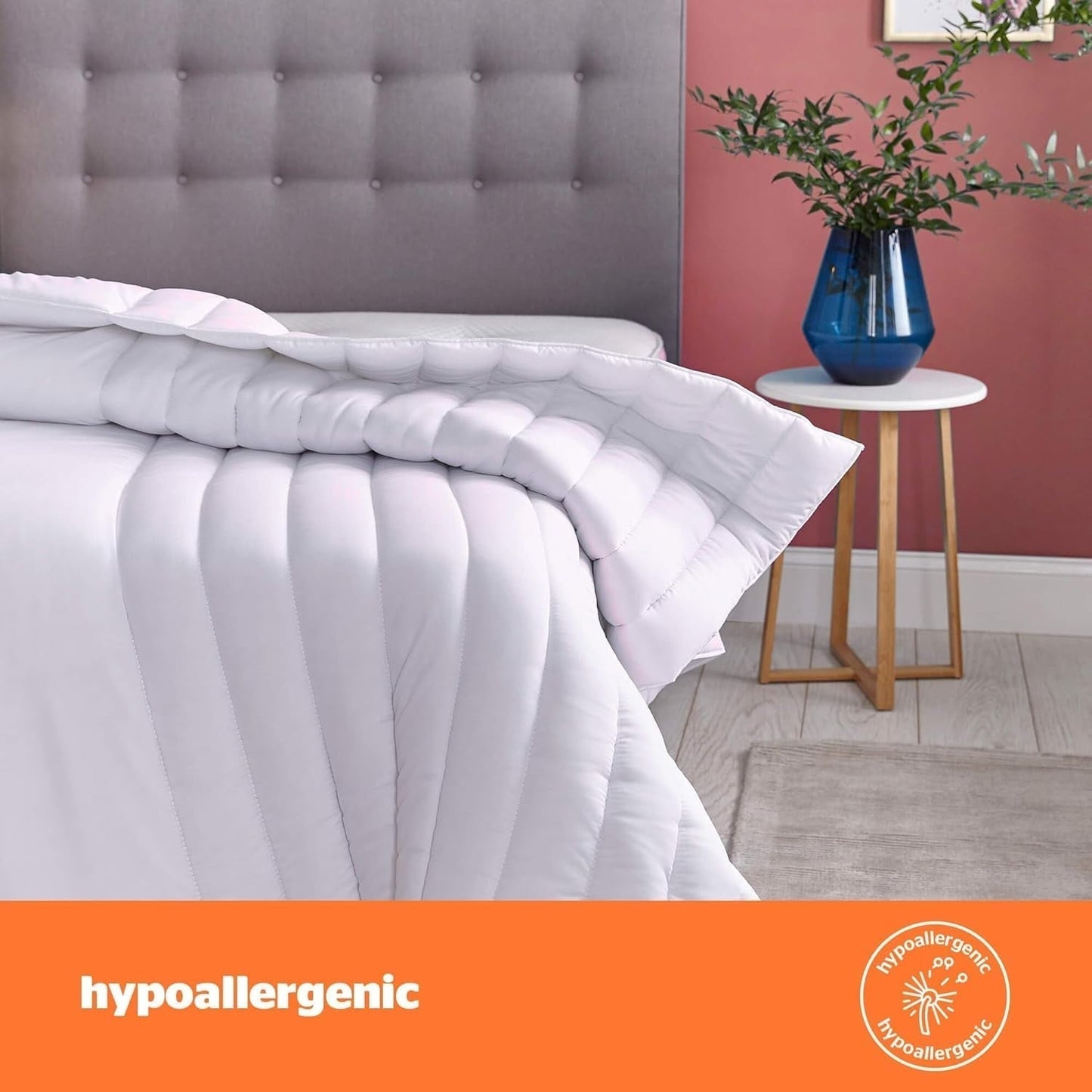 Silentnight Mine - Quilt 13,5 Tog, til king size seng, 200 X 200 Cm, hvid farve Dyner og dyner Naty Shop