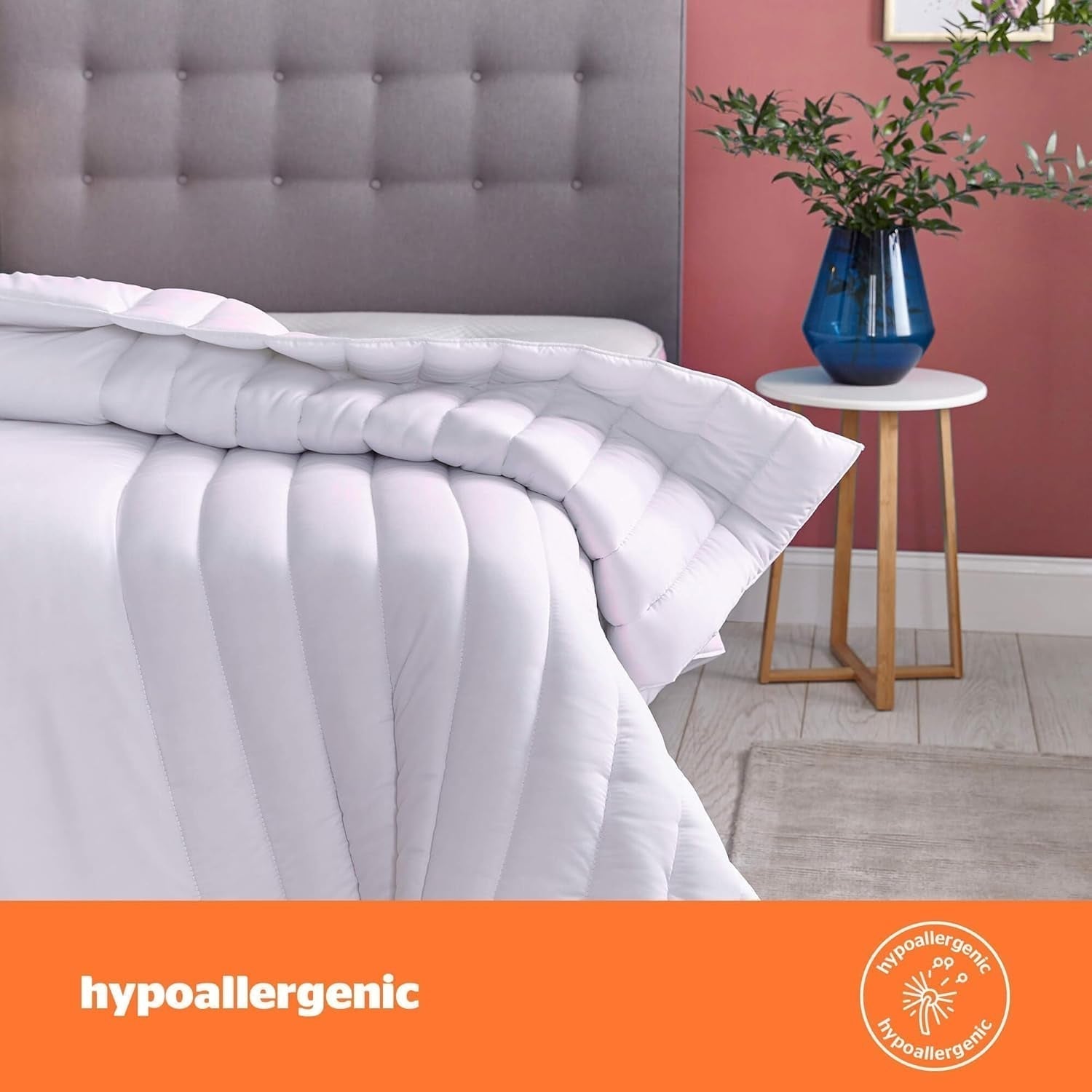 Silentnight Mine - Quilt 13,5 Tog, til king size seng, 200 X 200 Cm, hvid farve Dyner og dyner Naty Shop
