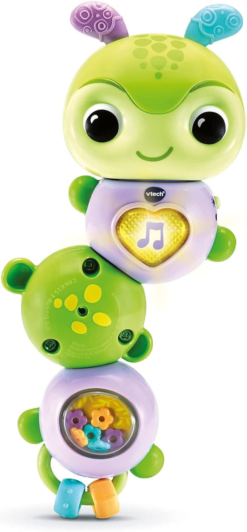 VTech Baby Spinning Fun Caterpillar - Taler og synger Interaktivt klokke- og motorisk legetøj - I 6-24 måneder Babylegetøj Naty Shop