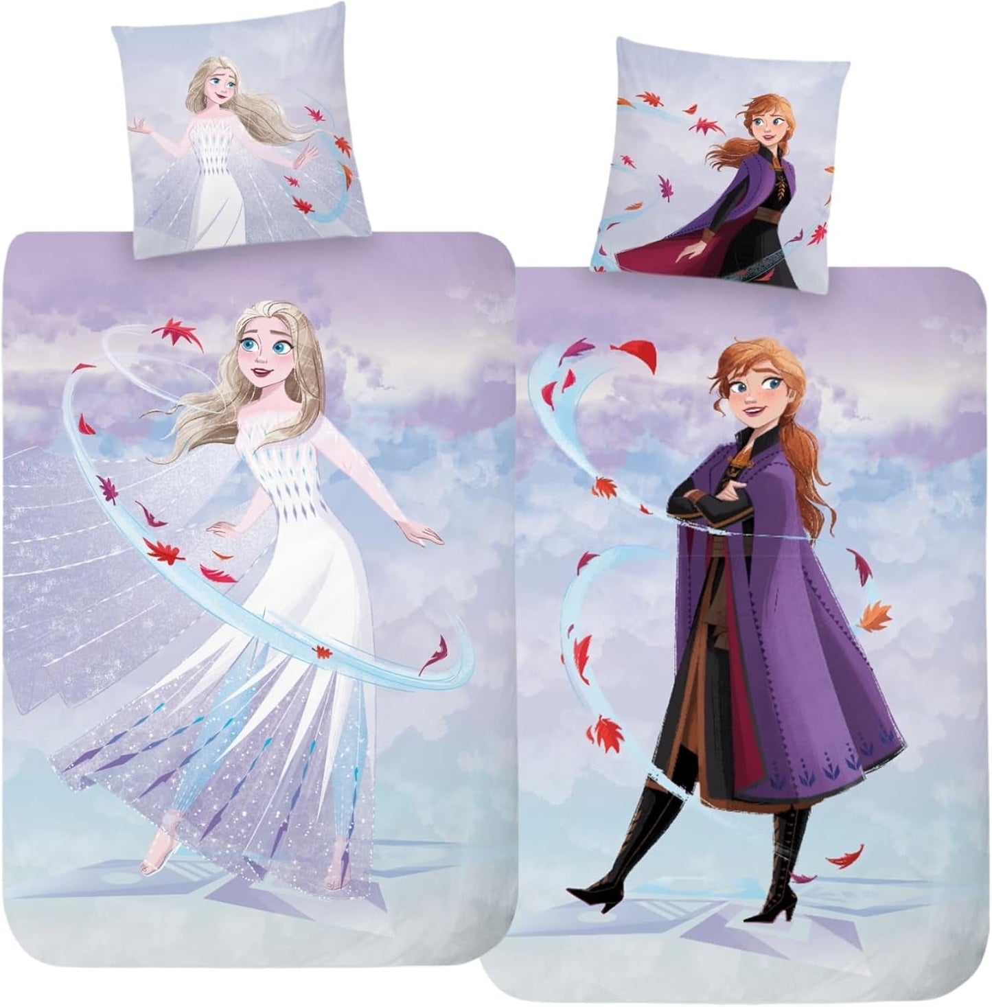 Børnesengetøj til piger og drenge tegneserie 100 % bomuld Sengetøj - Kids Naty Shop Frozen