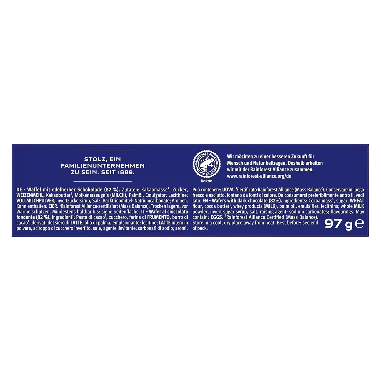 BAHLSEN Edelherb chokolade wafers - Edelherb chokolade wafer (1 x 97 g)