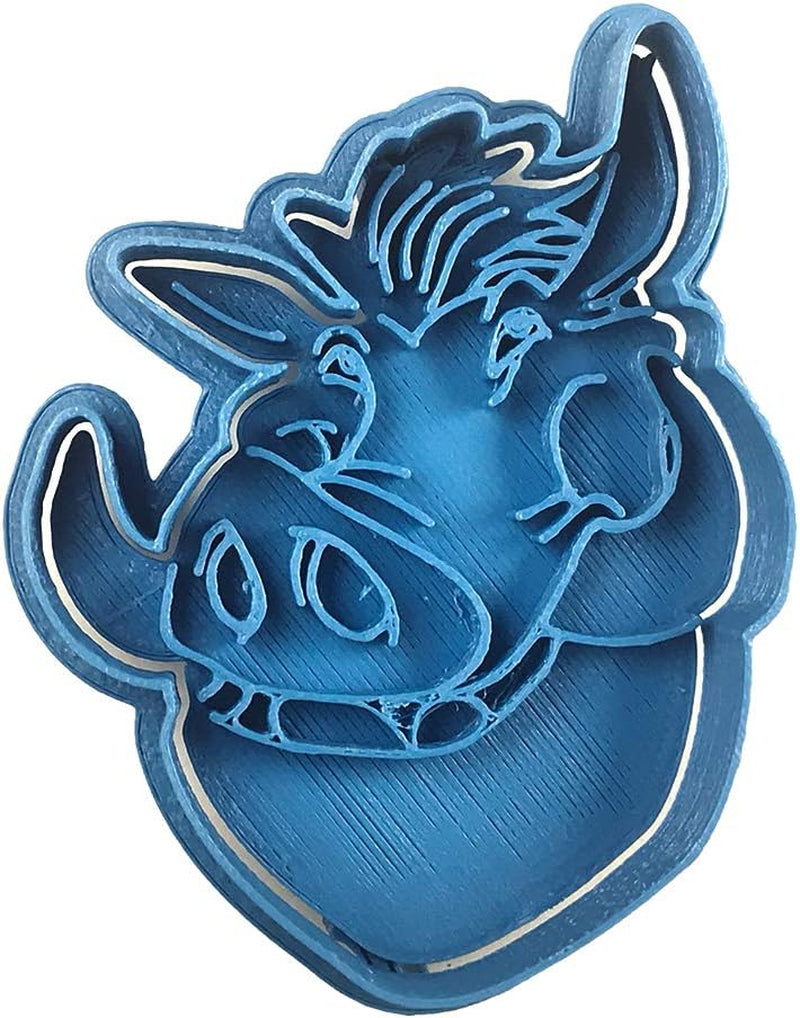 Pumba kikseform, PLA, blå