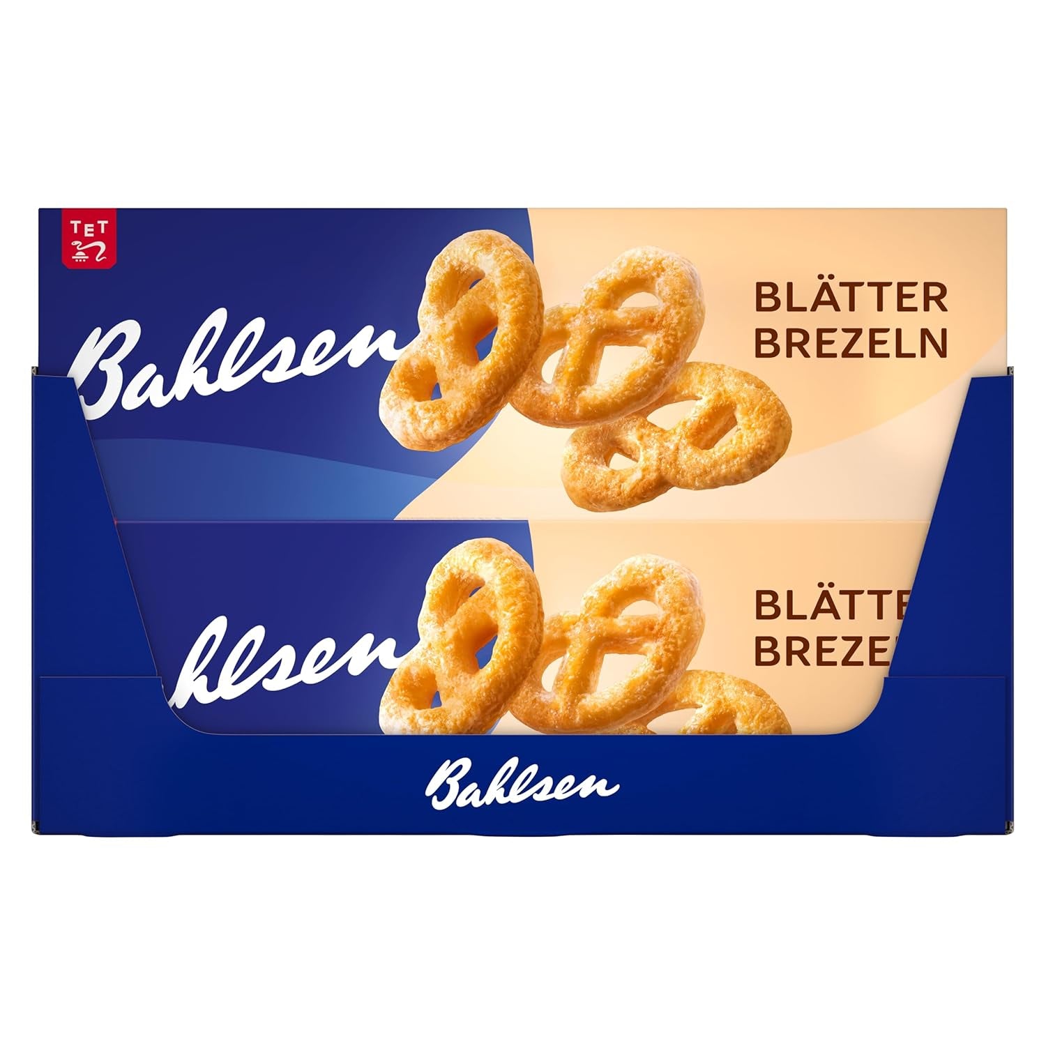 Bahlsen butterdej - Pakke med 12 - Karamelliseret butterdej i kringleform (12 x 100g)