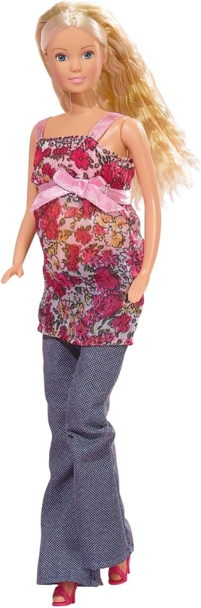 Simba 105734000 - Steffi Love Velkommen Baby, Gravid dukke, Med baby i maven, Tilbehør, Påklædningsdukke, 29Cm, Til børn fra 3 år og opefter Naty Shop Dolls Standard titel