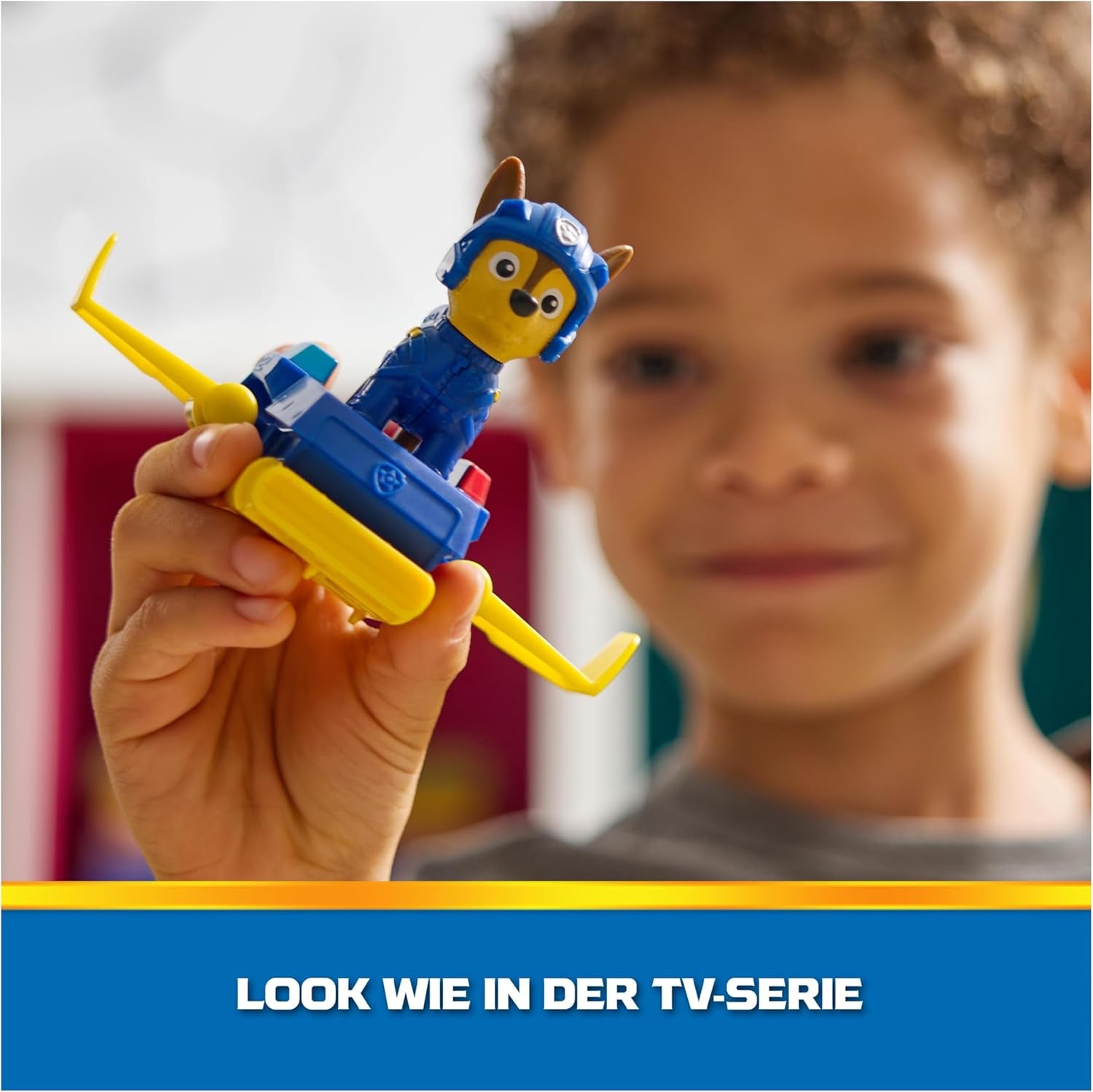 PAW PATROL Chase Action Pup Mini redningsfly legesæt med foldevinger Legetøj til børn 3 år gamle actionfigurer Naty Shop