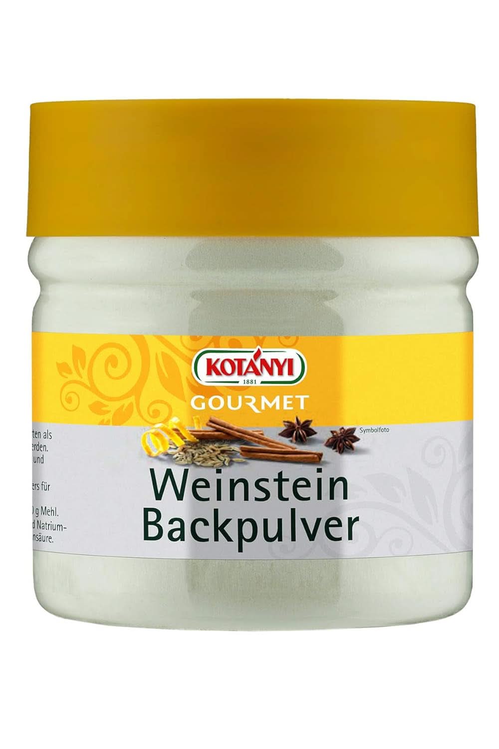 Kotanyi Gourmet Tartar naturligt alternativ til bagepulver til lavfosfatdiæt, 310 gram Kitchen Naty Shop