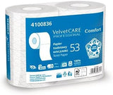 Comfort Cellulose toiletpapir, 2-lags toiletpapir, 486 ark, 4 stk, hvidt toiletpapir,